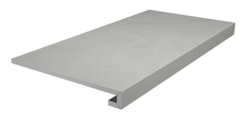 DD641620R/GCF Ступень клееная Про Чементо серый матовый 33x60x0,9 - изображение 1
