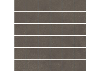 DD6418/MM Декор Про Чементо мозаичный коричневый тёмный матовый 30x30x0,9 - изображение 1