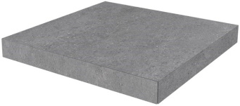 DL500920R/GCA Ступень угловая клееная Фондамента серый 33x33x0,9 - изображение 1