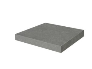 KM6012G0161RGCA Ступень угловая клееная Касабланка HP серый тёмный матовый обрезной 33x33x0,9