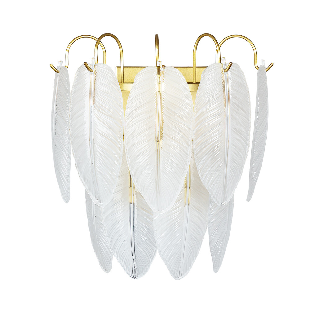 Бра Arte Lamp Evie Е14 80 Вт 220 В матовое золото IP20 (A4052AP-2SG) - изображение 1