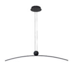 Люстра светодиодная подвесная Arte Lamp Arno 25 Вт 3000К 4,5 кв.м (A3362SP-25BK)