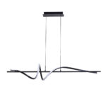 Люстра светодиодная подвесная Arte Lamp TWISTED 30 Вт 3000К 5 кв.м (A4587SP-30BK)