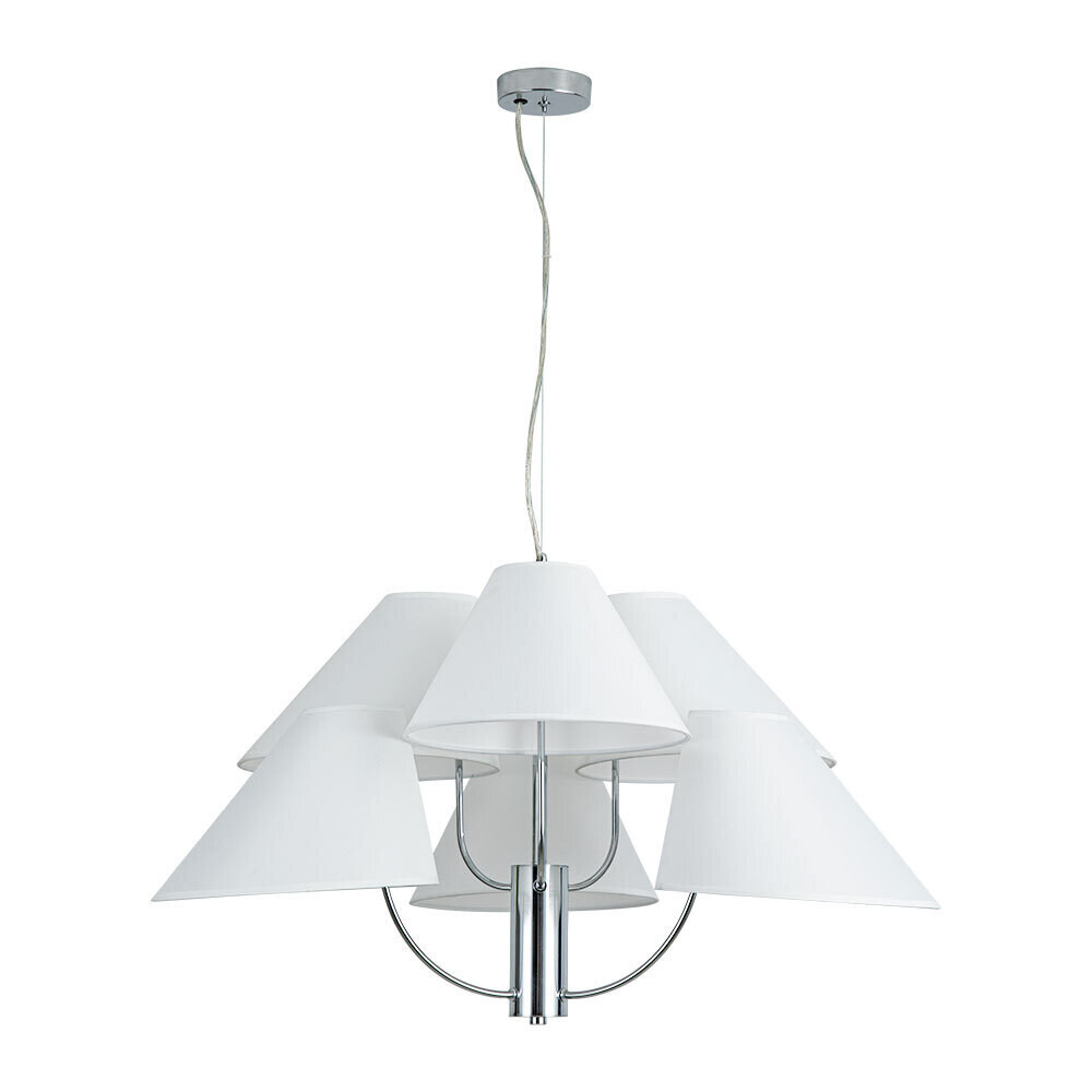 Люстра подвесная Arte Lamp Rondo E14 240 Вт 8 кв.м (A4086LM-6CC) - изображение 1