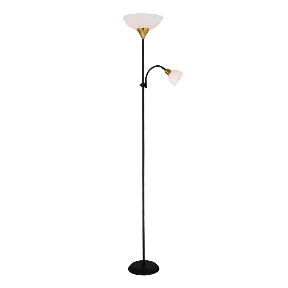Торшер Arte Lamp Е14/Е27 85 Вт черный IP20 (A9569PN-2BK) - изображение 1