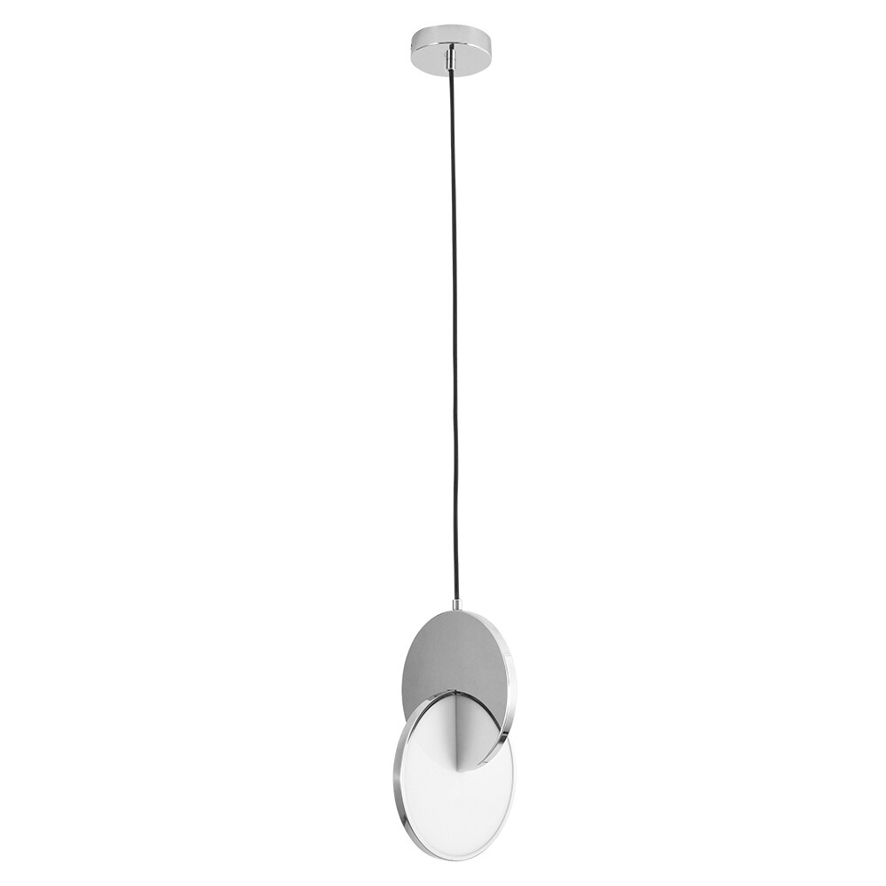Светильник светодиодный подвесной Arte Lamp Hannah 4000К 10 Вт 1 кв.м белый/хром IP20 (A1916SP-1CC) - изображение 1
