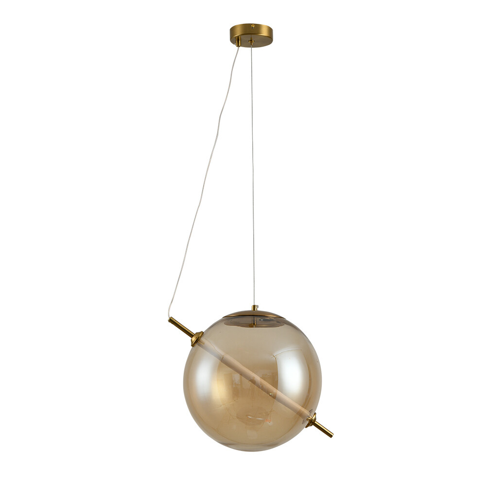 Светильник светодиодный подвесной Arte Lamp Holly 4000К 8 Вт 2 кв.м медь IP20 (A3230SP-1PB) - изображение 1