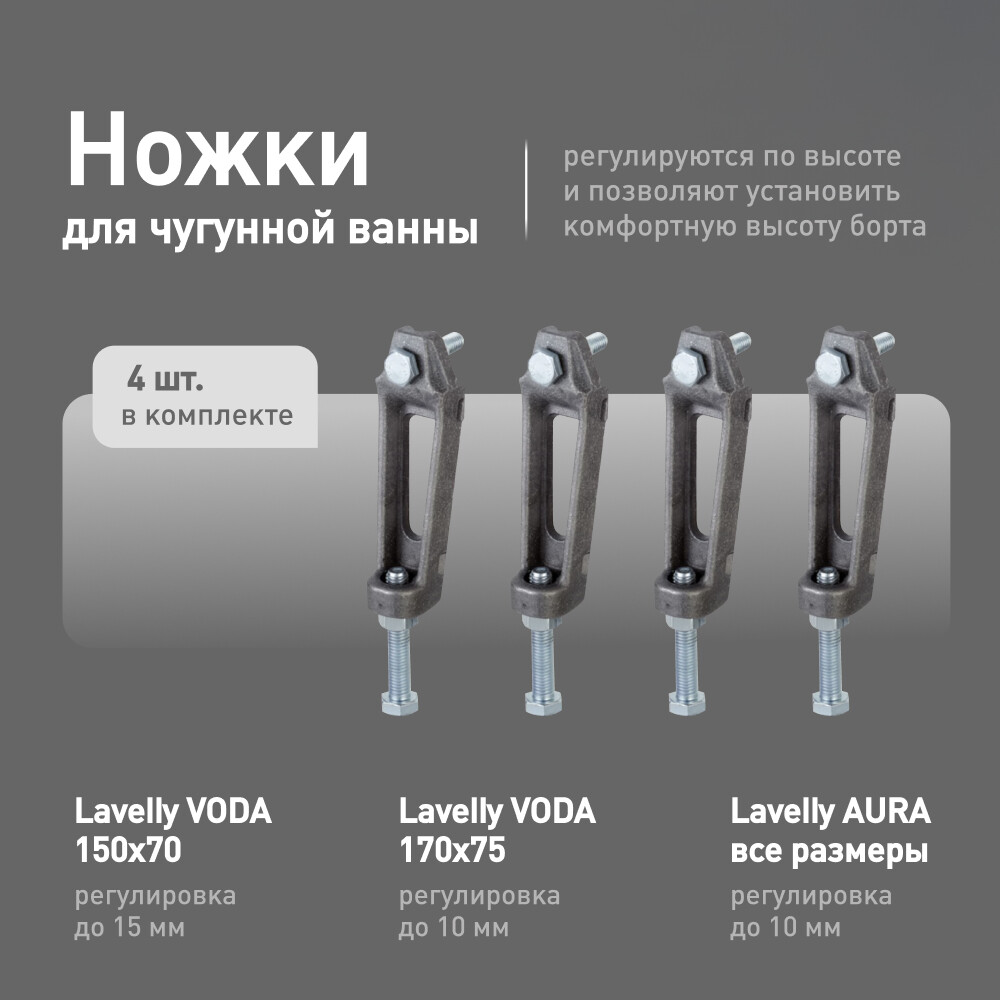 Ножки для ванны чугунной Lavelly - изображение 1