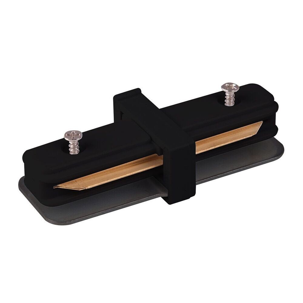 Коннектор для однофазного шинопровода прямой Elektrostandard Track Rail BK Surface черный (a039599) - изображение 1