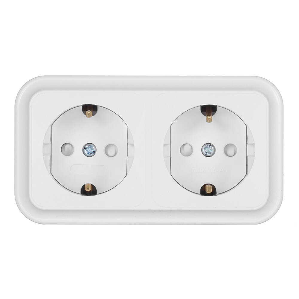 Розетка Svet накладная белая (EV0361-8420/5620/5628) - изображение 1