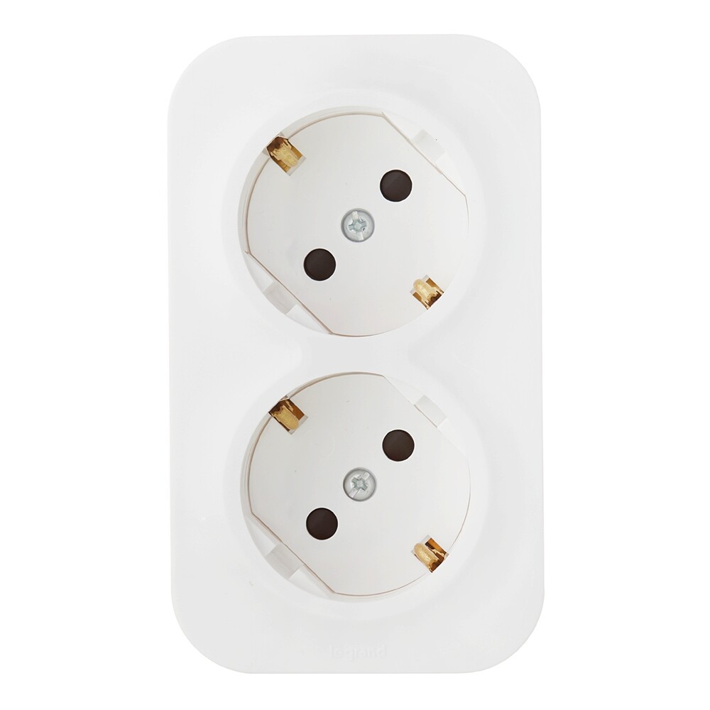 Розетка Legrand Quteo накладная белая (782237) - изображение 1