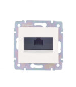 Розетка компьютерная Legrand Valena встраиваемая белая RJ45 (694286)