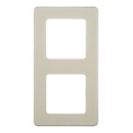 Рамка Legrand Inspiria двухместная слоновая кость (673941)