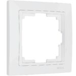 Рамка Werkel Snabb Basic одноместная белая (a051303)
