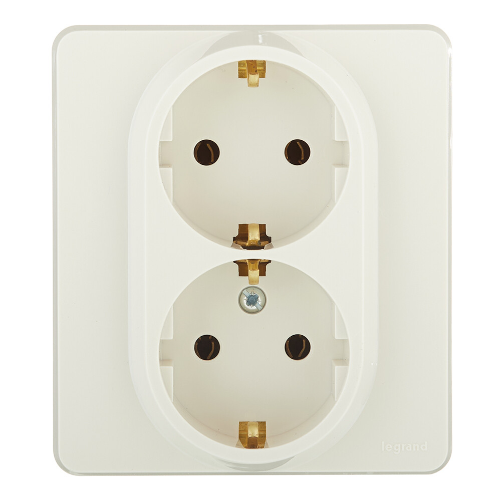 Розетка Legrand Inspiria встраиваемая слоновая кость (673751) - изображение 1
