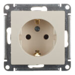 Розетка Systeme Electric AtlasDesign встраиваемая бежевая (ATN000243)