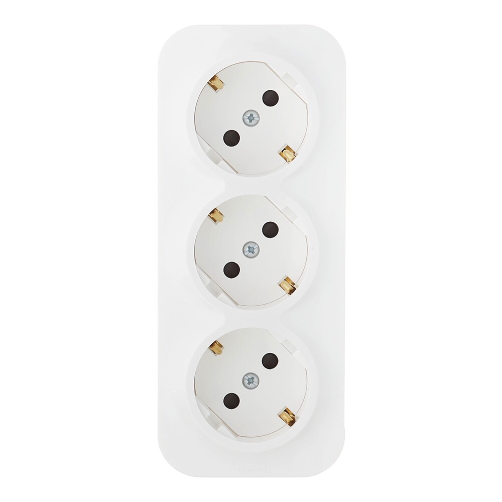 Розетка Legrand Quteo накладная белая (782238) - изображение 1