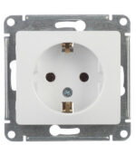 Розетка Systeme Electric Glossa встраиваемая белая (GSL000143)