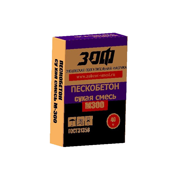 Пескобетон (ЦПС) М300 ЗОФ 40 кг - изображение 1