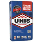 Ровнитель (наливной пол) универсальный Unis Горизонт Монолит самовыравнивающийся 20 кг