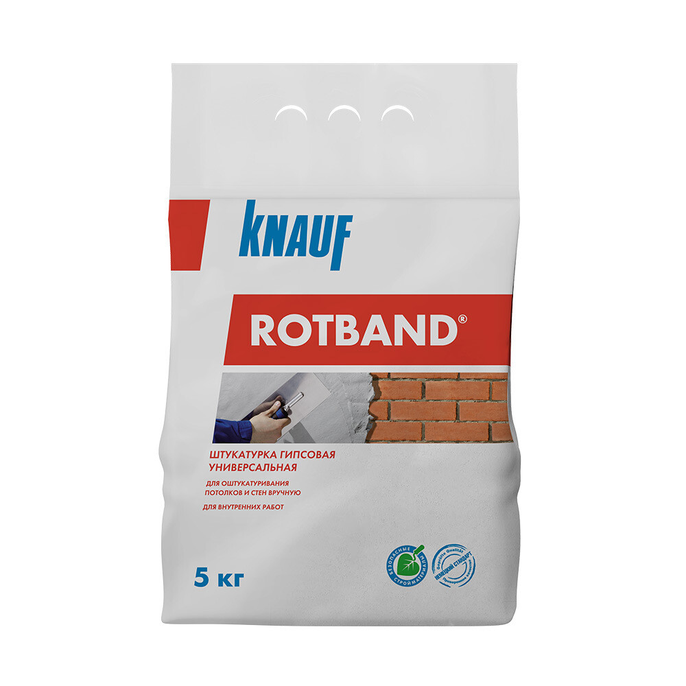 Штукатурка гипсовая Knauf Ротбанд 5 кг - изображение 1