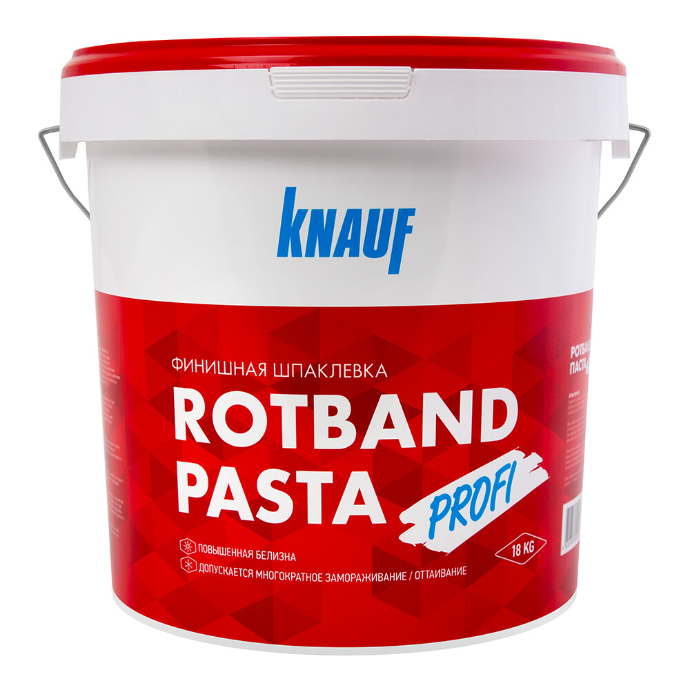 Шпатлевка финишная Knauf Ротбанд паста Профи 18 кг - изображение 1