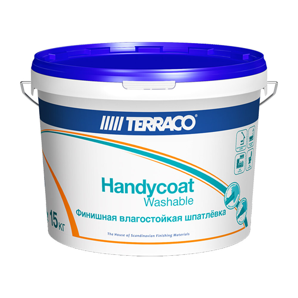 Шпатлевка финишная Terraco Handycoat Washable 15 кг - изображение 1