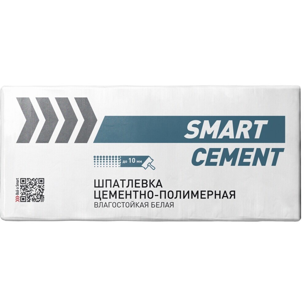 Шпаклевка цементно-полимерная Danogips Smart Cement выравнивающая белая 20 кг - изображение 1