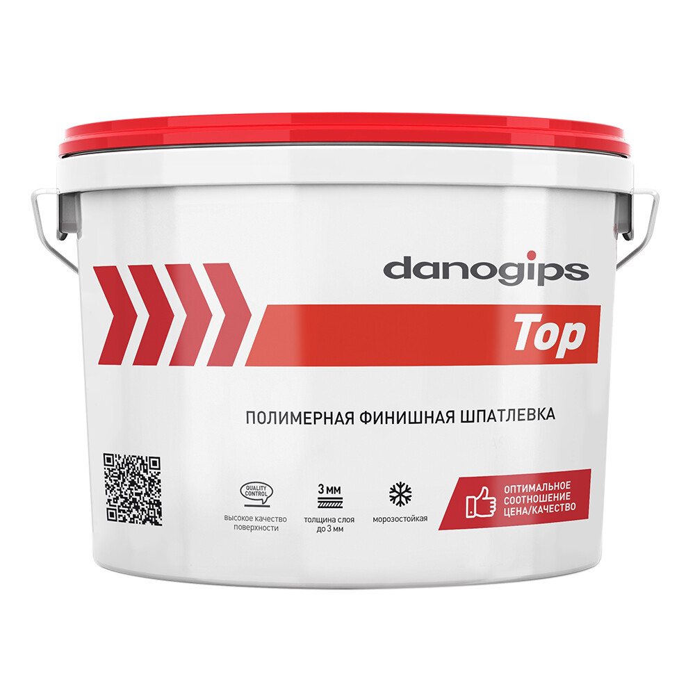 Шпатлевка финишная Danogips Top 10 л/16,5 кг - изображение 1