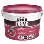 Шпаклевка цементная Unis Fasad базовая серая 5 кг