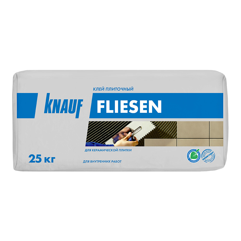 Клей для плитки Knauf Флизен серый класс C0 25 кг - изображение 1