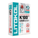 Клей для плитки/ керамогранита/ камня Litokol Hyperflex K100 эластичный серый класс C2 TE S2 20 кг