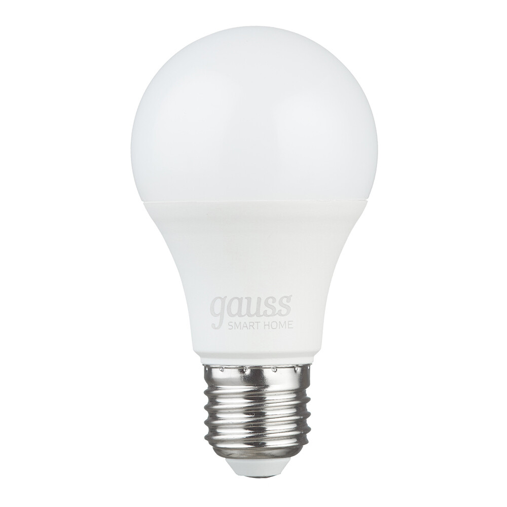Лампа умная Gauss Smart Home светодиодная диммируемая E27 8,5 Вт теплый/холодный 2700 К IP20 груша - изображение 1