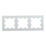 Рамка Systeme Electric AtlasDesign трехместная белая (ATN000103)