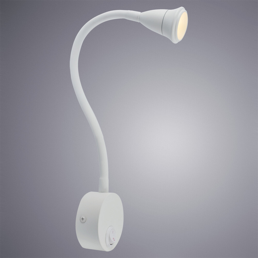 Бра Arte Lamp светодиодное 3 Вт 220 В белое 4000К IP20 (A7603AP-1WH) - изображение 1